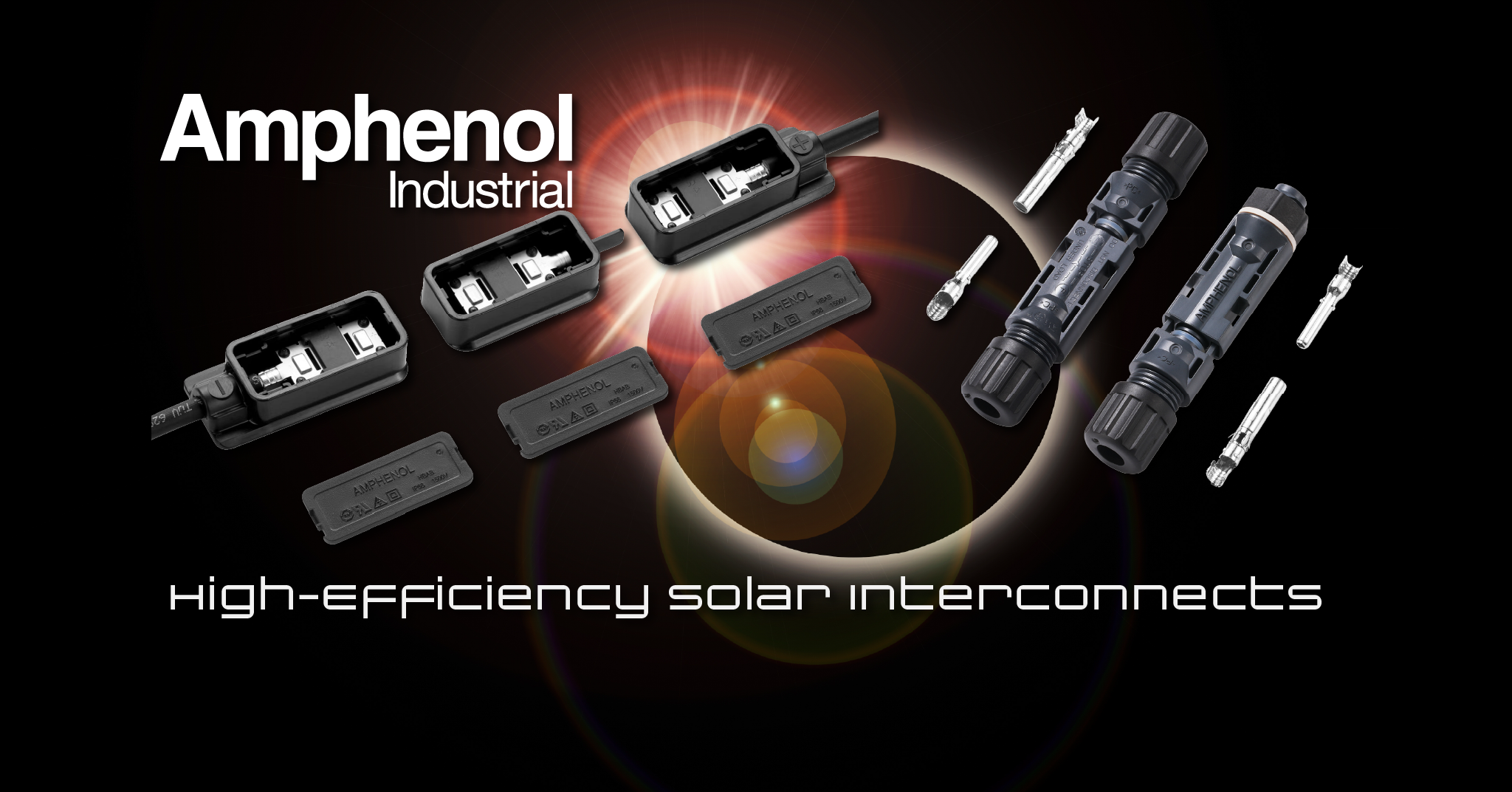 Featured image for “Amphenol Industrial Expands Solar Portfolio with High-Efficiency Solar Interconnects”